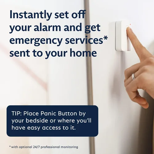 Vista 18 de SimpliSafe Sistema de seguridad inalámbrico para el hogar de 8 piezas, monitoreo profesional 24/7 opcional, sin contrato, compatible con Alexa