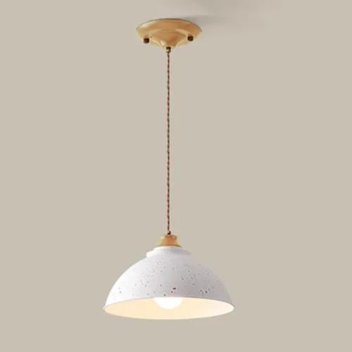 Vista 7 de Modern Solid Wood Pendant Light Fixtures Industrial Metal Hanging Lamp Nordic Adjustable Height Pendant Lighting for Kitchen Sink Bar Office Dining