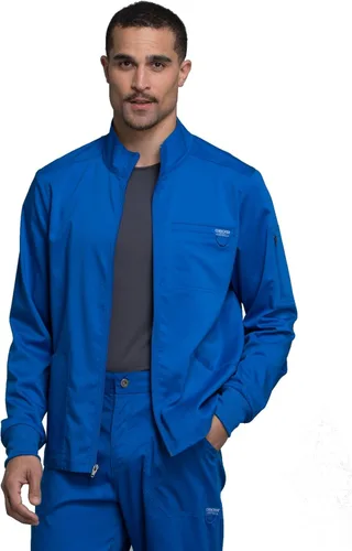Vista 9 de Cherokee Workwear WW Revolution WW320 - Chaqueta con cremallera frontal para hombre Azul marino
