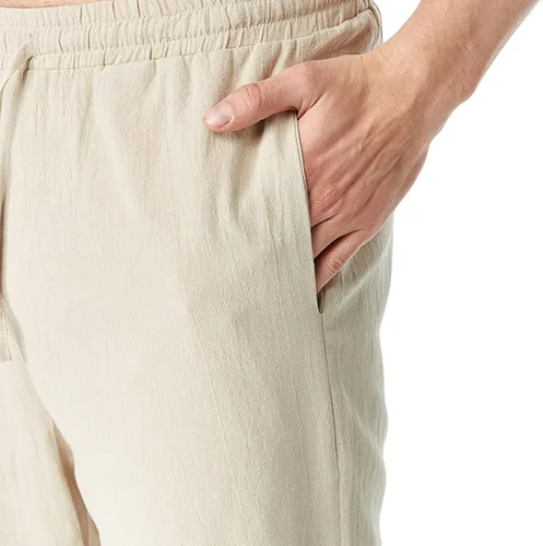 Vista 8 de Men's Skinny Fit Pants Casual Stretch Chinos Cargo Sweatpants Lightweight Cinch Leg Trousers Multi-Pockets Fall Pant