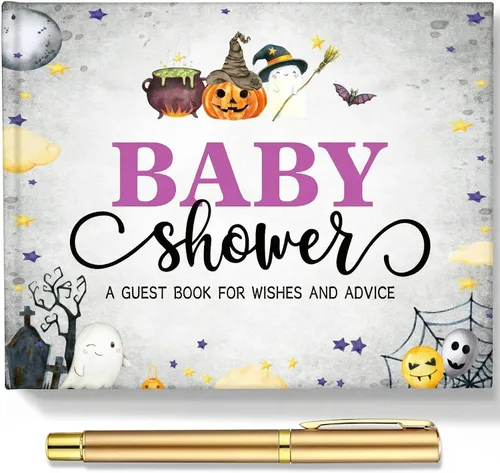 Vista 33 de Fuyoooo 27 piezas de libro de invitados para baby shower de safari en la jungla con tarjeta de lugar floral y sello de inicio de sesión para baby