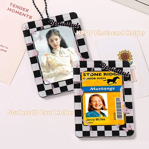 Vista 6 de KPOP Soporte para tarjetas fotográficas, marcos de fotos, llavero acrílico para tarjetas, paquete de 4, cargadores superiores para tarjetas, 3 x 4