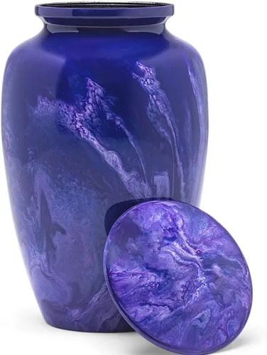 Vista 11 de Eternal Harmony Urna grande para cenizas, urna de cremación masculina y femenina para cenizas humanas con acabados elegantes, sello seguro y bolsa