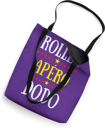 Vista 2 de Roller Apéro Dodo Programme Vacances Week-End Patins Sport Tote Bag