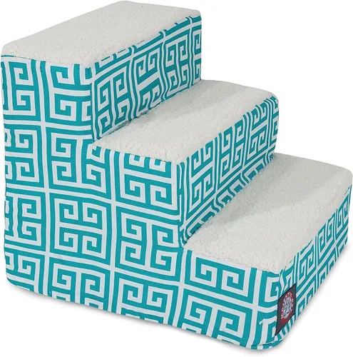 Vista 12 de Majestic Pet - Escaleras portátiles para mascotas suave escalón de espuma de sherpa escalones para perros y gatos rampa para cachorros