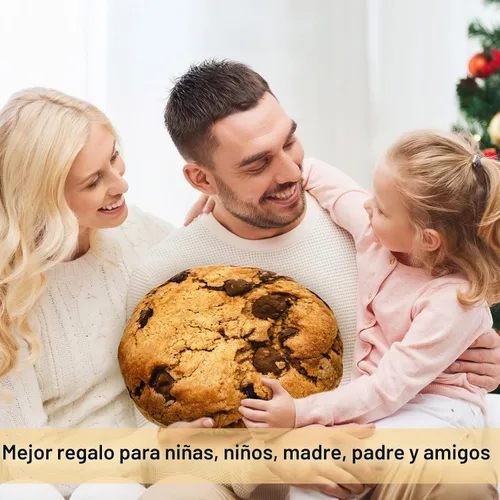 Vista 7 de Unittype - 2 almohadas redondas de galletas con chispas de chocolate