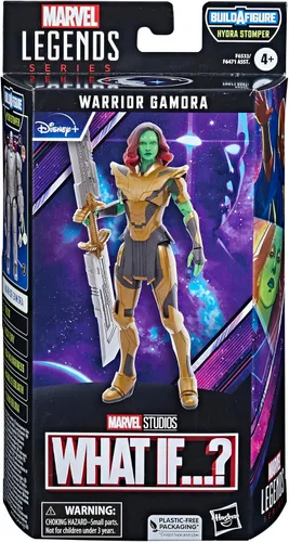 Vista 3 de Marvel Legends Series Warrior Gamora, What If...? Figuras de acción coleccionables de 6 pulgadas, a partir de 4 años
