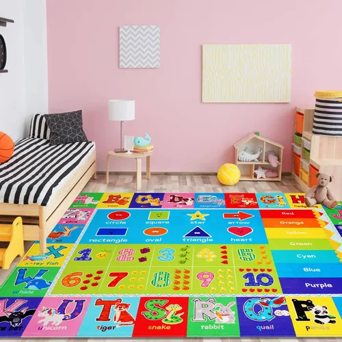 Vista 7 de Alfombra de Juego para Bebés, Alfombra para Niños Pequeños para el Piso, Alfombra de Juego para Niños, Bebés y Niños Pequeños, Colección Extra