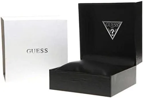 Vista 2 de GUESS W0074L2 Reloj para mujer de acero inoxidable tono oro rosa y mármol blanco