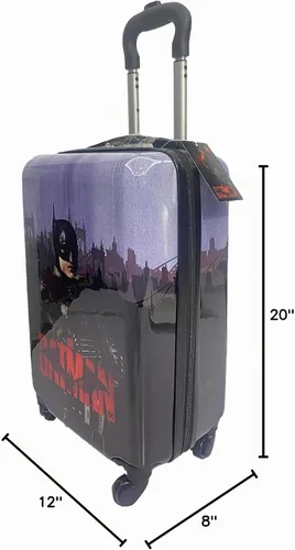 Vista 10 de Fast Forward Equipaje de 20 Pulgadas para Niños - Trolley de Viaje de Lado Duro para Preadolescentes, maleta para niñas con ruedas, negro