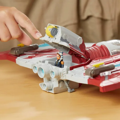 Vista 10 de STAR WARS Mission Fleet T-6 Jedi Shuttle, juego de figuras de acción Ahsoka a escala de 2.5 pulgadas, barcos, juguetes para niños y niñas de 4 años