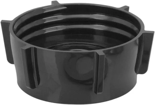 Vista 7 de Juego de 6 tarros de vidrio con tapa cuadrada de 5 tazas con cuchilla Fusion compatible con licuadoras Oster