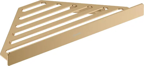 Vista 11 de hansgrohe AddStoris 41741340 - Cesta de esquina en cromo negro cepillado, accesorios de 1 pulgada