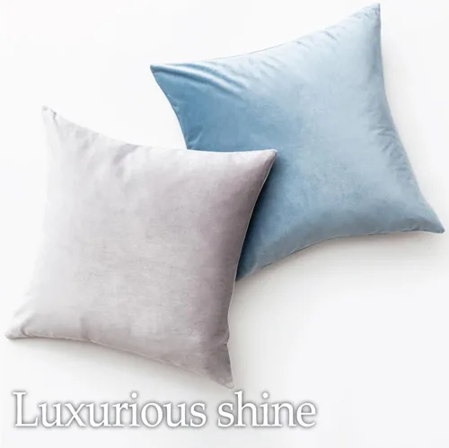Vista 6 de lalaLOOM Fundas de almohada de terciopelo, juego de 2 almohadas cuadradas decorativas para el hogar, fundas suaves de acento, fundas de almohada