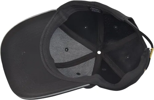 Vista 5 de TSSGBL Gorras de béisbol de alta calidad con estructura lisa ajustable de moda en blanco con ala de sándwich reflectante, Medium-X-Large