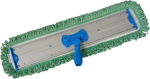 Vista 2 de Real Clean Juego de limpieza de piso resistente del equipo de la fregona de microfibra comercial de 36 pulgadas con mango telescópico