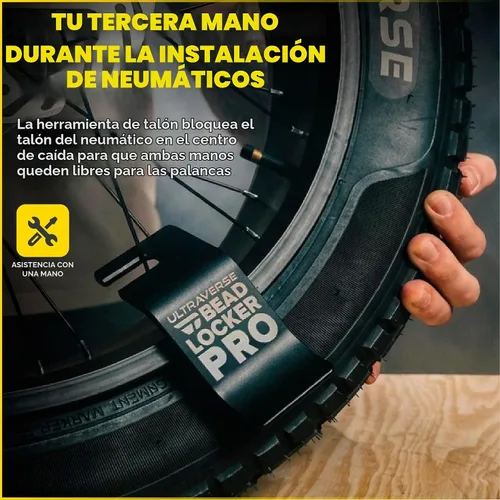 Vista 6 de Ultraverse Kit combinado de soporte para cuentas de neumáticos de bicicleta