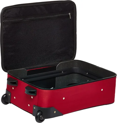 Vista 6 de American Tourister Fieldbrook XLT Softside - Equipaje vertical, RojoNegro