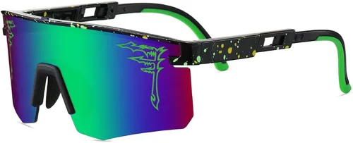 Vista 8 de ACEXPNM Gafas de sol de béisbol de dos tamaños UV400 para adultos, niños y jóvenes, hombres y mujeres, para deportes al aire libre