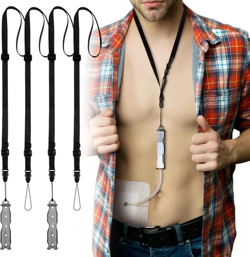 Vista 7 de Soporte de catéter de diálisis peritoneal para Baxter con cordones ajustables para catéter PD y accesorios de diálisis peritoneal para protección