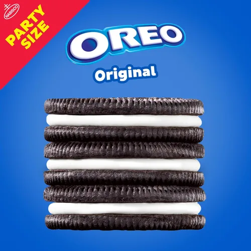 Vista 3 de OREO Galletas sándwich de chocolate, tamaño fiesta, 24.16 oz