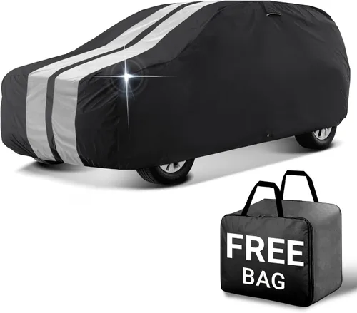 Vista 60 de iCarCover Funda de automóvil personalizada para Mazda 1200 (1970), impermeable, para todo tipo de clima, lluvia, nieve, UV, protector solar