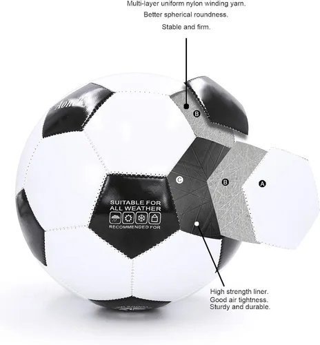 Vista 2 de Aoneky Balón de fútbol con bomba