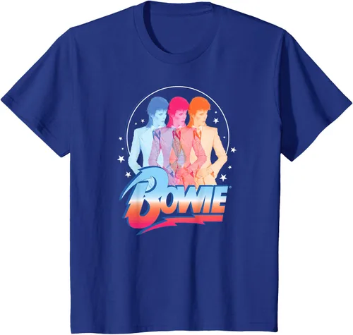 Vista 40 de David Bowie - Camiseta Bowie 3D, Negro
