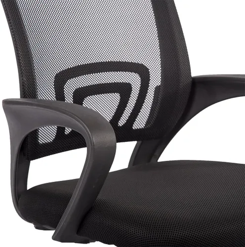 Vista 6 de Silla de oficina ergonómica de malla con respaldo medio, 3