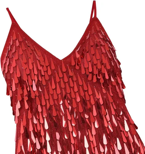 Vista 5 de Aislor - Vestido de baile con lentejuelas brillantes para mujer