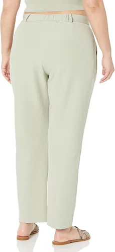 Vista 5 de The Drop Abby Pantalón frontal plano para mujer
