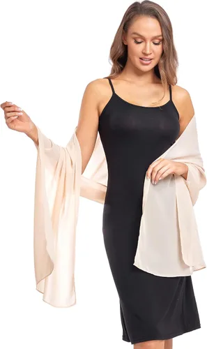 Vista 60 de Chales/mantones de gasa suave para vestidos, accesorios de mujer