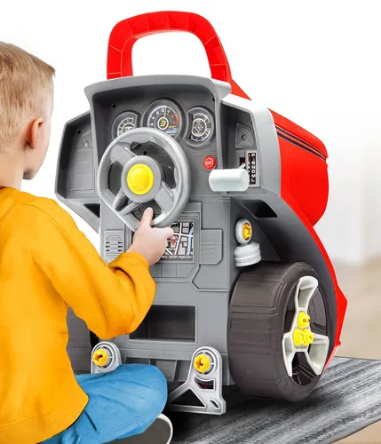Vista 3 de Lanard: Motor Master Engine Workshop, Tuff Tools - Juego de revisión de motor de luz y sonido, desmonta y reconstruye, para edades de 3 años