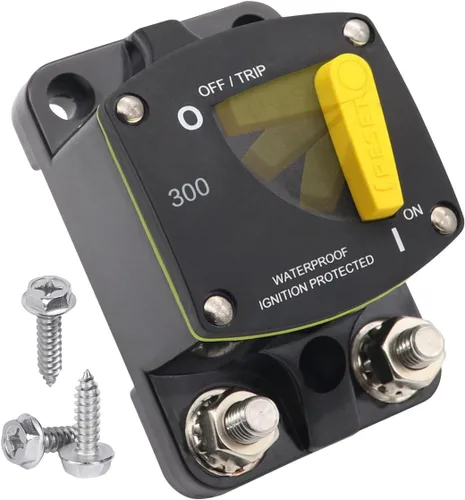 Vista 32 de E69 Interruptor de circuito de 10 A T3 con restablecimiento manual Mini de montaje en superficie IP66 Interruptor conmutable de 10 A