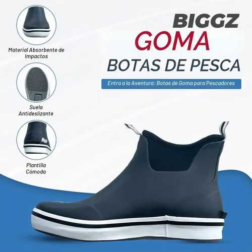Vista 2 de Biggz Botas de pesca de goma para hombre