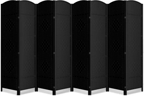 Vista 17 de Divisor de habitación de 4 paneles, pantalla de privacidad plegable de 6 pies, divisor de pared de panel plegable extra ancho con divisor de pared