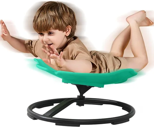 Vista 17 de Silla giratoria sensorial para niños autistas, juguete para sentarse y girar a partir de 3 años
