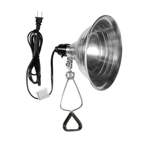 Vista 17 de Simple Deluxe Enchufe de luz de abrazadera con reflector de aluminio de 5.5 pulgadas, apto para lámpara de máximo 60 vatios (sin bombilla incluida)
