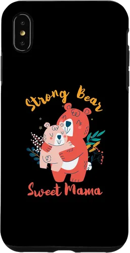 Vista 7 de iPhone 15 Strong Bear Sweet Mama Bear With Bear Cub Funda para el Día de la Madre
