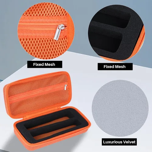 Vista 7 de Funda compatible con JBL Wireless Two Microphone/PartyBox Mic Estuche negro