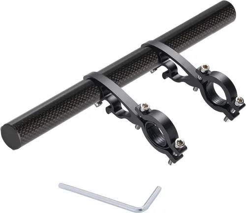 Vista 10 de Yizhet Extensor de manillar de bicicleta, extensión de manillar de bicicleta, ligero y duradero, soporte de manillar de bicicleta doble