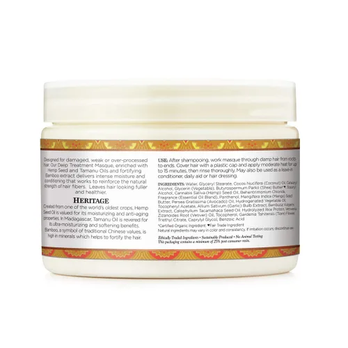 Vista 2 de Indian Hemp Vegan Deep Treatment Masque Strengthen Revitalize (12 Ounces)
