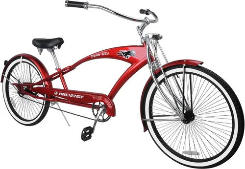 Vista 23 de MICARGI Bicicleta híbrida para adultos de 24/26 pulgadas, bicicleta híbrida de 1/7 velocidades para mujeres, hombres, personas mayores, bicicleta