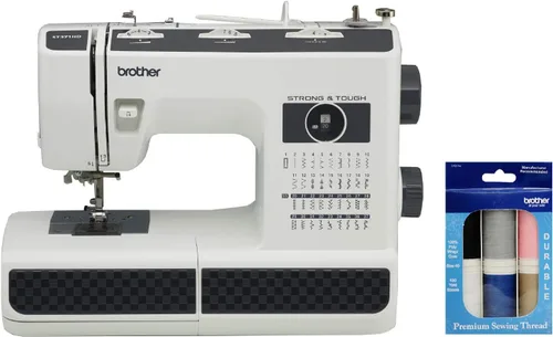 Vista 9 de Máquina de coser Brother ST371HD, fuerte y rígida, con 37 tipos de puntada