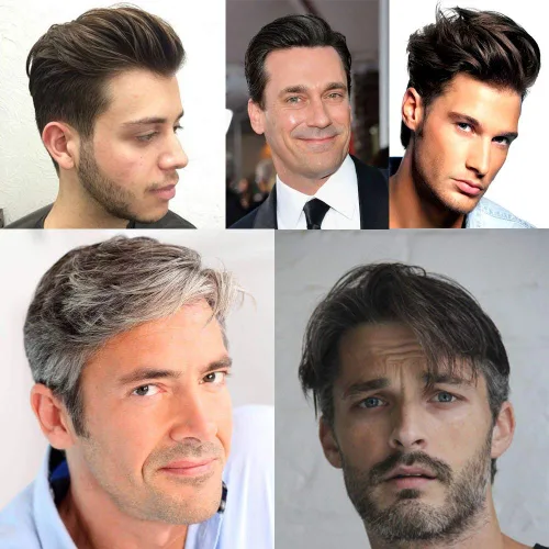 Vista 16 de Q6 Base Custom para hombre Toupee Hairpiece Cabello humano indio Sistema de reemplazo de pelucas de prótesis – # 1 (Jet Negro)