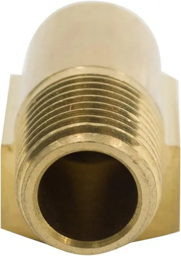 Vista 5 de Codo de calle de latón de 90 grados 1/4 "NPT macho x 1/4" NPT hembra Barstock tubería de montaje (paquete de 2)