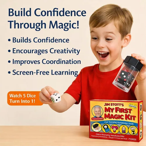 Vista 4 de Kit de magia “My First Magic Kit” de Jim Stott's, perfecto para principiantes y niños de todas las edades
