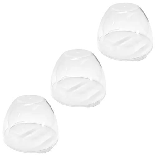 Vista 2 de Tapas de repuesto compatibles con biberón Chicco Natural Feeling, no para biberón híbrido duo, no para biberón de bienestar (paquete de 3)