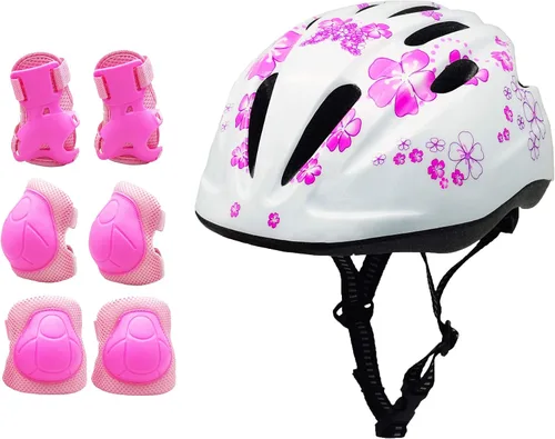 Vista 17 de Casco de bicicleta súperligero rosa para niñas pequeñas y bebés.