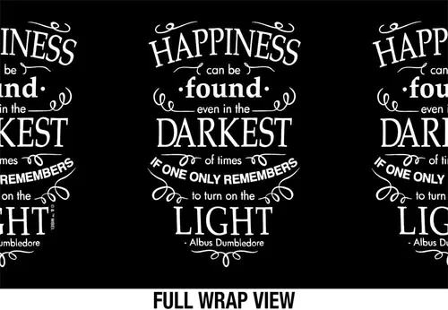 Vista 3 de Harry Potter OFFICIAL Happiness - Botella de agua aislada de 18 onzas, resistente a fugas, de acero inoxidable aislado al vacío con tapa de bucle 2